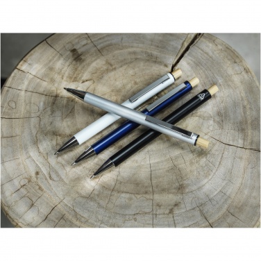 Logotrade promotional giveaways photo of: Cyrus recycled aluminium ballpoint pen (blue ink)